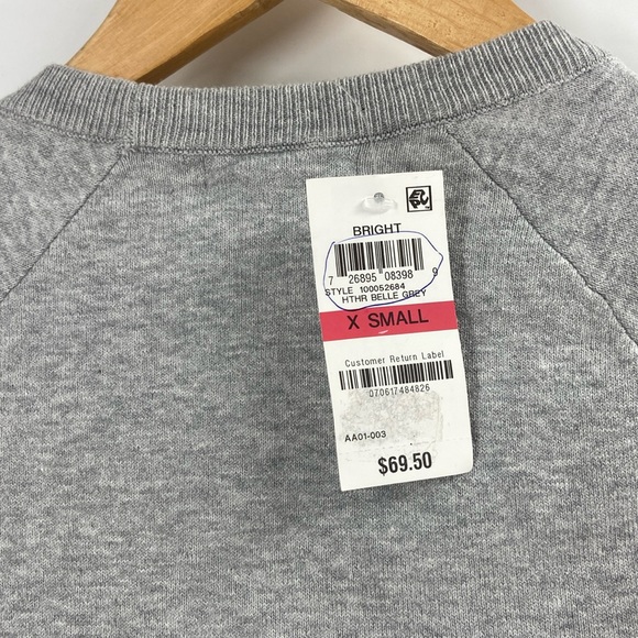 Bar 111 Heather grey and rose pink sequin sweatshirt - Picture 9 of 12